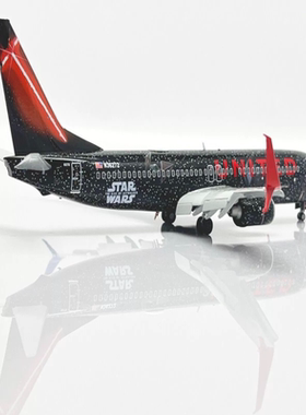 JC Wings 1:200 飞机模型 合金 联合航空 B737-800 N36272 襟翼版