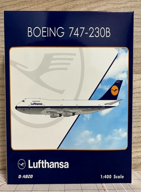 Phoenix 1:400 PH04549 Lufthansa 汉莎航空 Boeing 747-200 D-AB