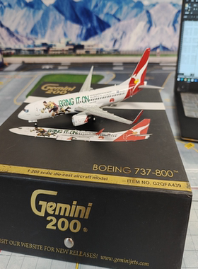 Qantas 澳洲航空 Boeing 737-800 Bring It On Rugby橄榄球彩绘