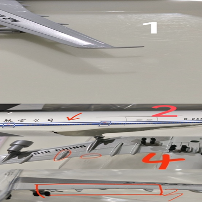 UC/BigBird 1:400 中国国际航空 B747-200 B-2446 中国首架B747-2