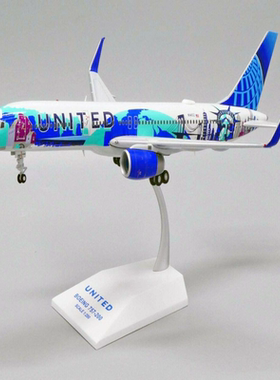 JC  LH2269 1/200 美国联合航空 波音757-200 N14102  纽约