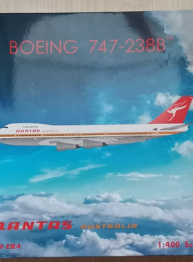 澳洲航空QANTAS  波音 B747-200VH-EBAPH Phoenix 1/400客机模型