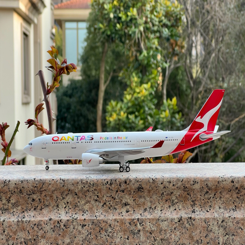 高品质飞机模型！Inflight 1:200 澳洲航空A330-200客机本机全合