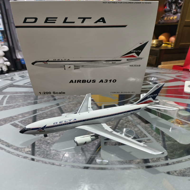 1：200 IF Inflight 美国达美航空 空客A310 注册号：N835AB 全