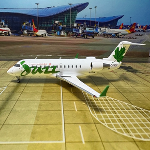 Juzz 飞机模型 全合金 加拿大爵士航空 田宫 200