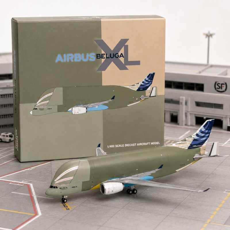 现货 jc 1:400 空客Beluga XL大白鲸运输机合金飞机模型几乎，保图片