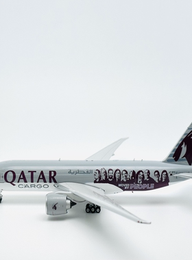 PH04475 1：400 Qatar 卡塔尔航空 Boeing 777-200LRF A7-BFG 模