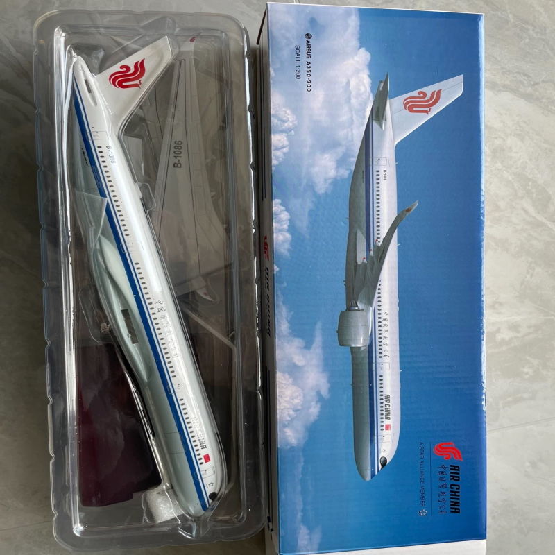 中国国际航空公司  A350-900飞机模型   1:200比例，国航大机模