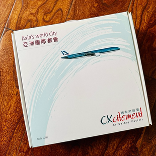香港国泰航空cathay pacific 亚洲国际都会特别涂装波音777-300er