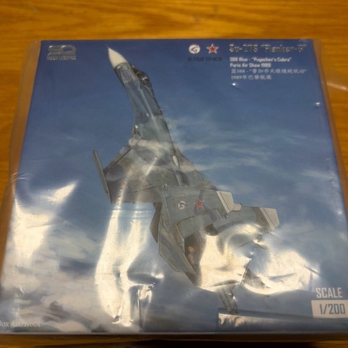 SQ合金战斗机1/200模型，Su-27S爆款大热门1989年巴黎航展普加乔