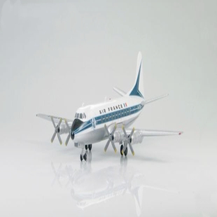 维克斯子爵700客机Vickers 700法国航空1/200合金HM收藏家机型：V