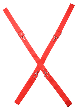 allison艾森利乐器大队鼓背带宽3.6CM红色双肩大鼓背带大鼓带配件