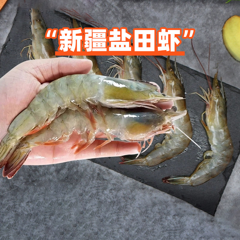 新疆本地盐田大虾30-40