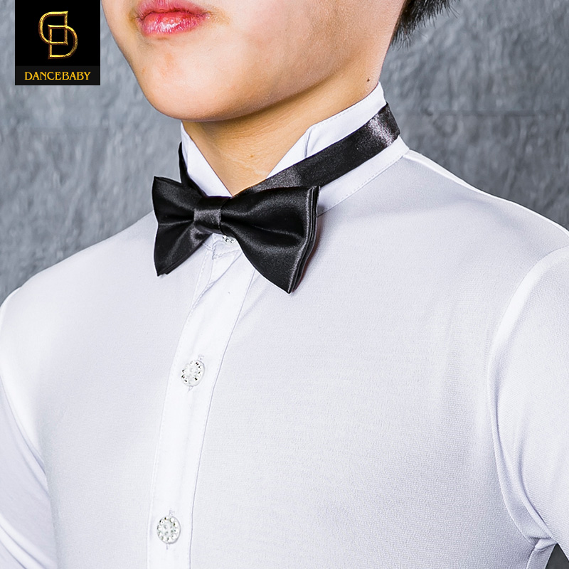 Dancebaby少儿童拉丁舞领结男童男孩摩登舞舞蹈比赛纯色蝴蝶领结