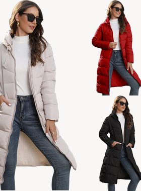 Puffer Down Jackets Winter Coat Women Jacket long Clothes