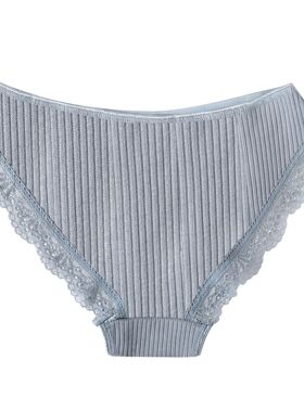 1Pcs/set Women Cotton Panties Low-Rise Underwear Lace Briefs