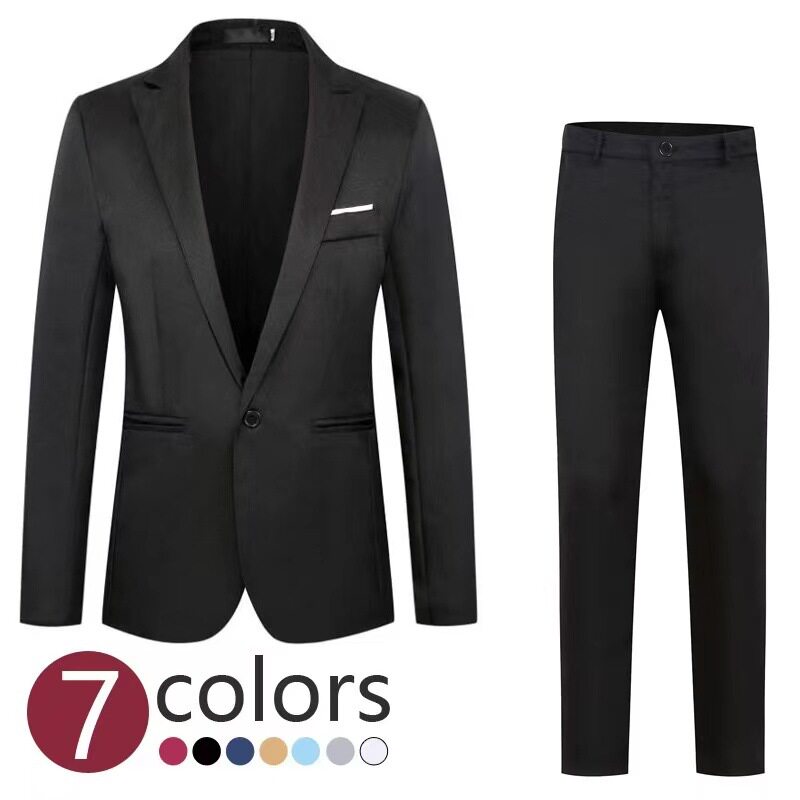 Men's casual Suit slim Jacket business coats 男商务西服西装图片