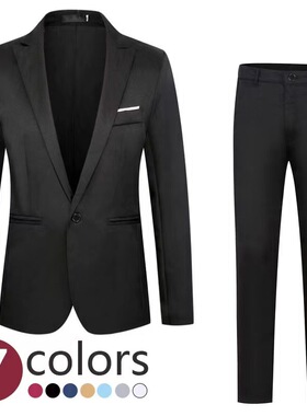 Men's casual Suit slim Jacket business coats 男商务西服西装