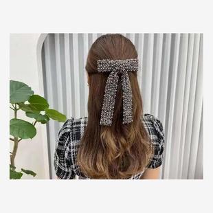 Bow Clips Headdress Beads Pear rendy Hair European New Solid