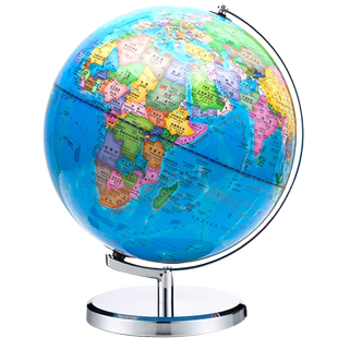 志诚同步2026新版教材地球仪32CM大号高清初一初中学生用办公室书房摆件装饰发光儿童台灯家居摆设20/25cm