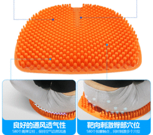 汽车坐垫单片硅胶凉垫夏季通风座垫椅四季通用免捆绑透气按摩制冷