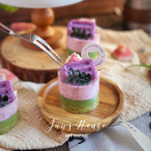 简屋秋季 法式 生日甜品杨梅抹茶慕斯蛋糕茶歇自助餐甜品台咖啡店用