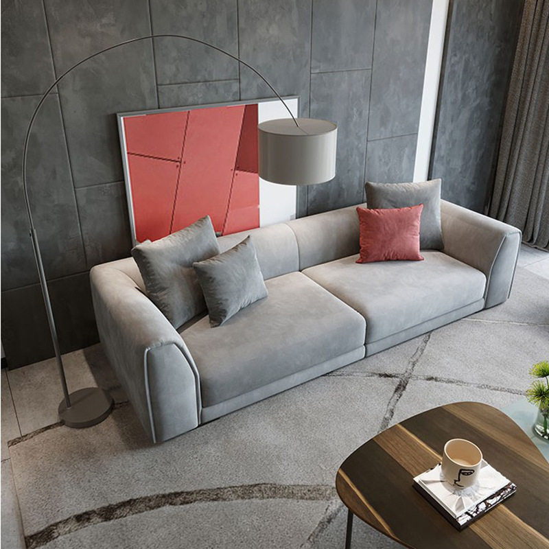 北欧现代ins简约布艺沙发级简风格设计师创意组合别墅客厅沙发