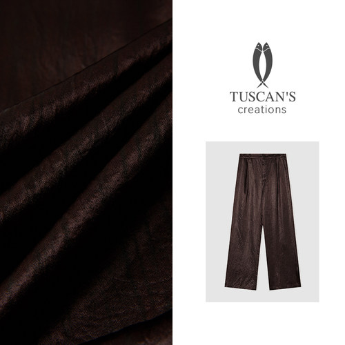 TUSCAN'S CREATIONS【专柜同款】女士阔腿裤长裤时尚显瘦直筒裤子