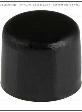 508102000【CAP PUSHBUTTON ROUND BLACK】