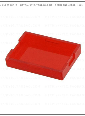 AT4117C【CAP PUSHBUTTON RECT CLEAR/RED】