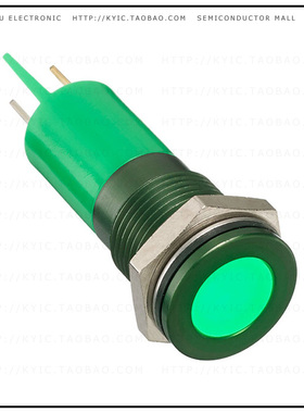Q14F1AGXXHG24E【INDICATOR 24V 14MM FLUSH GREEN】