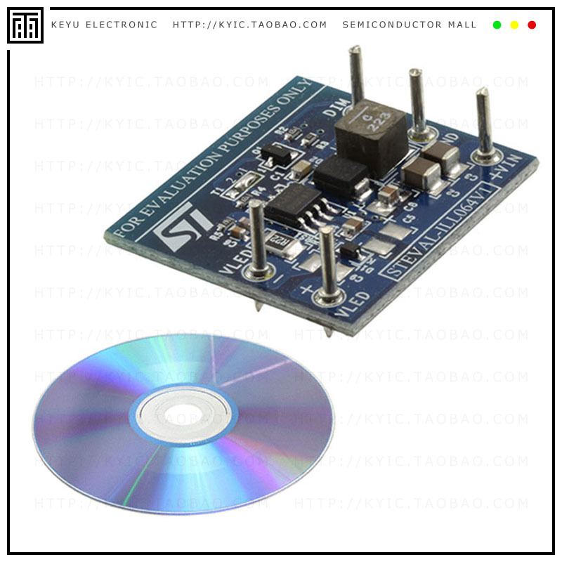 STEVAL-ILL064V1【EVAL BD 3A LED DVR LED5000 BB-】