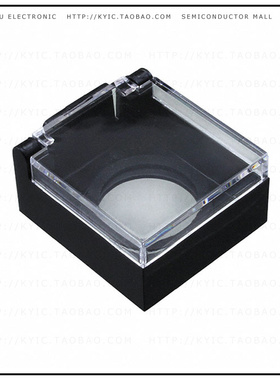 61-9920.0【PROTECTIVE CAP BLACK/CLEAR 24X24】