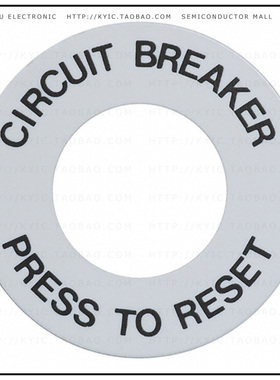 7-1393159-3【DISC PUSH TO RESET W58 TYPE 1】