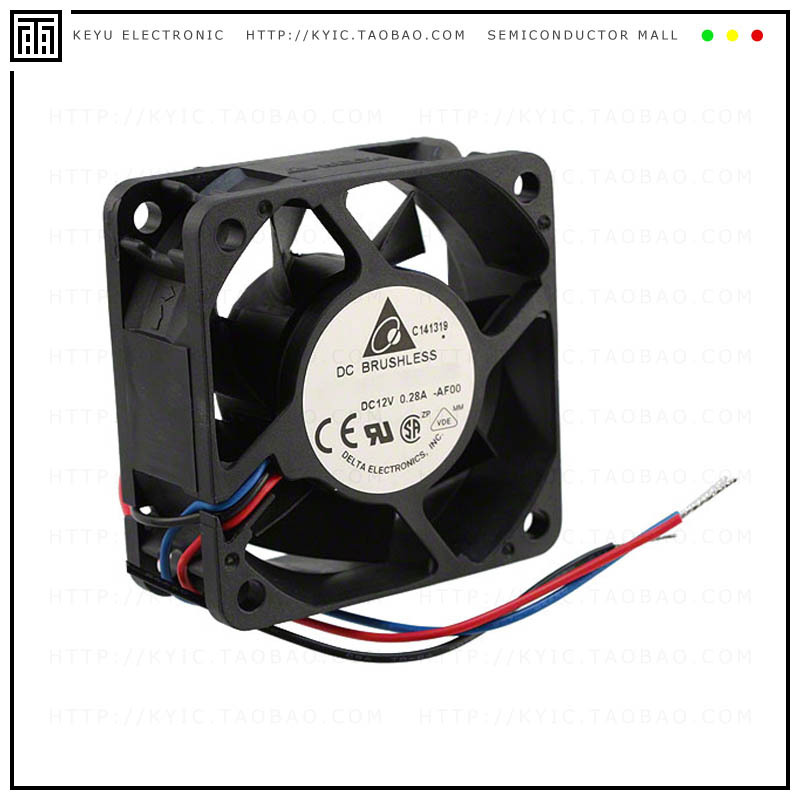 AFB0612VH-AF00【FAN AXIAL 60X25.4MM 12VDC WIRE】