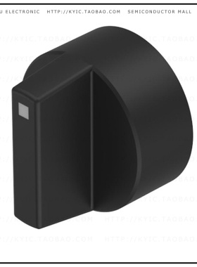 61-9028.0【ROTATING KNOB BLACK D18 PLASTIC】