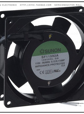 SF11592A-1092HSL.GN【FAN AXIAL 92X25MM 115VAC WIRE】