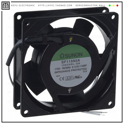 SF11592A-1092HSL.GN【FAN AXIAL 92X25MM 115VAC WIRE】