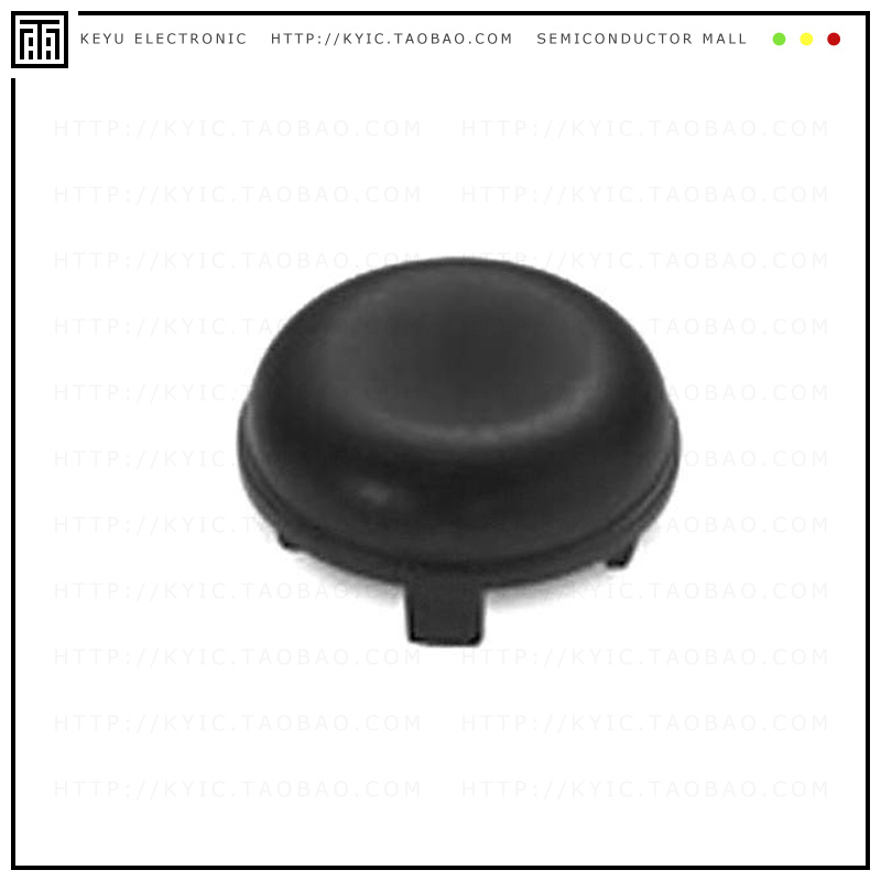 1JS09【CAP TACTILE ROUND BLACK】