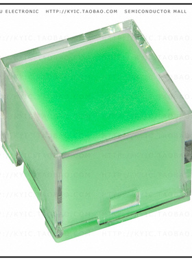AT3022JF【CAP PUSHBUTTON SQUARE CLEAR/GRN】