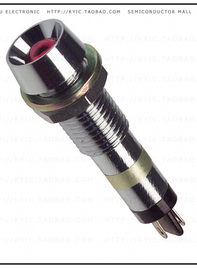 6072112120F【LED PNL MT 7MM 6V CHROME RED】