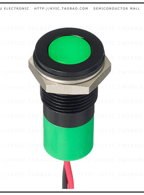 Q14F3BXXG12E【LED PM INDICATOR FLUSH GREEN】