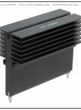 CR301-75AE【ALUMINUM HEATSINK 75MM BLK ANODI】