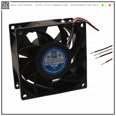 OD8038-12HBVXC10A【FAN AXIAL 80X38MM 12VDC WIRE】