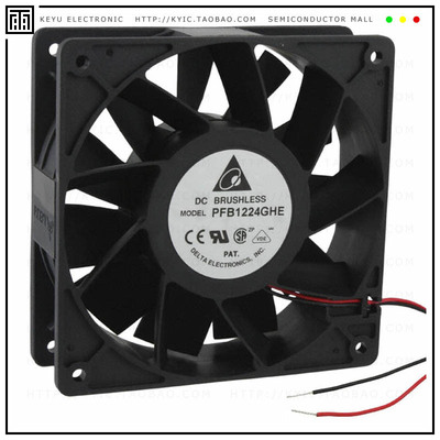 PFB1224GHE-T500【FAN AXIAL 120X38MM 24VDC WIRE】