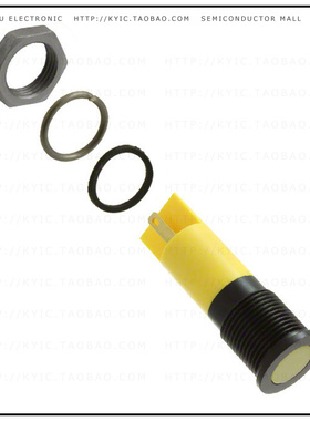 Q14F1BXXHY02E【14MM FLSH BLK CHRM HYPR YLW 2VDC】