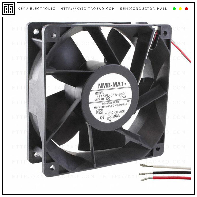 4715VL-05W-B89-E00【FAN AXIAL 120X38MM 24VDC WIRE】