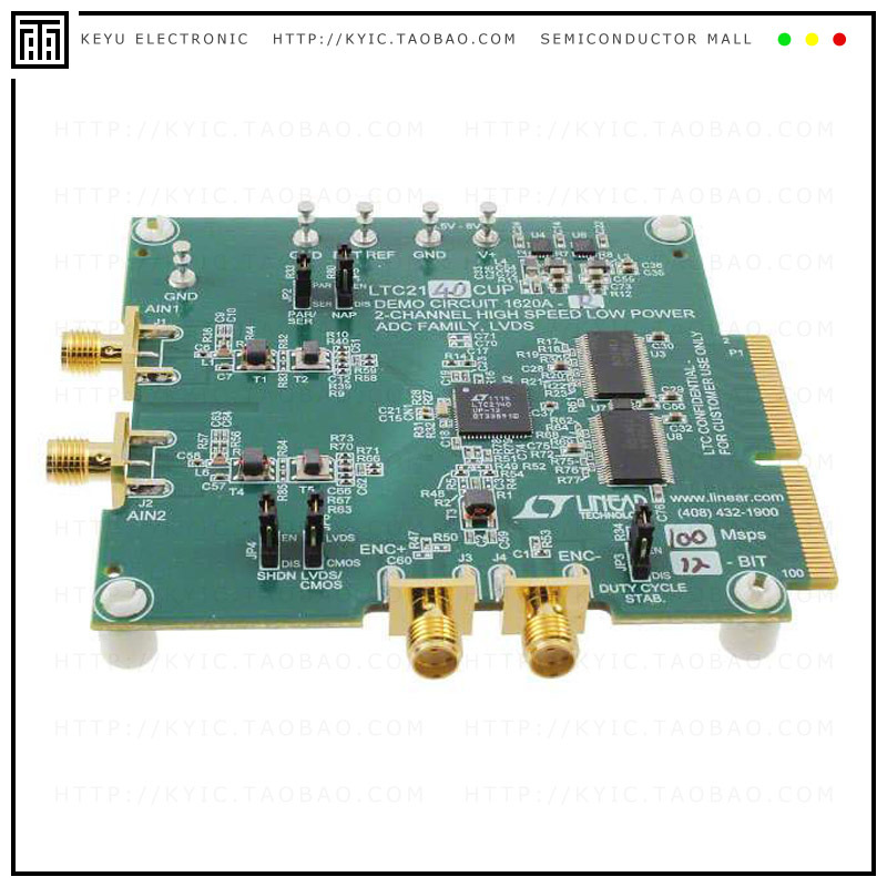 DC1620A-R【BOARD DEMO 25MSPS LTC2140-12】