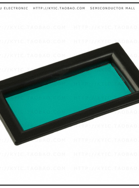 6301060【LED DISPLAY BEZEL BLK W/GRN LENS】