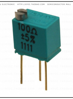 Y40535K00000J0L【TRIMMER 5K OHM 0.25W PC PIN TOP】